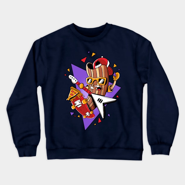 Epic Bacon! Crewneck Sweatshirt by LAckas